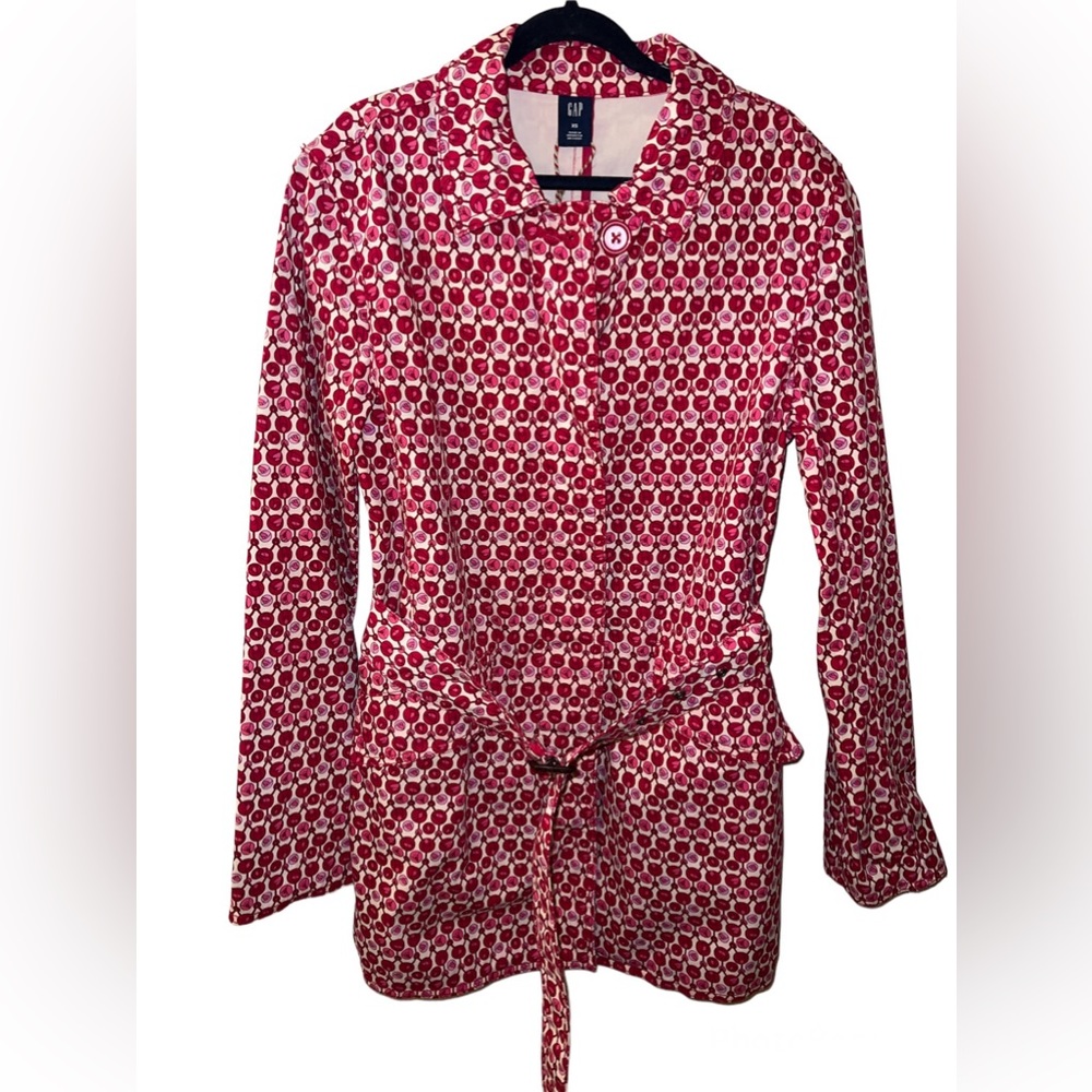 Women’s GAP Button Down Belted Pea Coat Size XS
